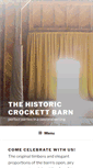 Mobile Screenshot of crockettbarn.com